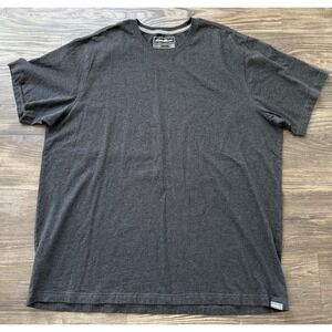 Men's Eddie Bauer Shirt Mens‎ Extra Large Heather Gray Tee Legend Basic XXL 2XL